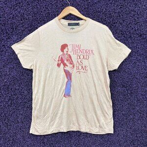 Jimi Hendrix Axis Bold As Love Psychedelic Band T-Shirt L